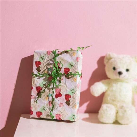 265 Ft Leaf Ribbon, Artificial Vines Leaves String Trim Ribbon Wild Jungle - Picture 5 of 8